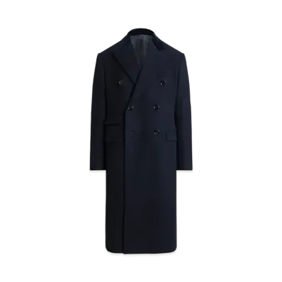 Polo Ralph Lauren Kent Handmade Wool Cashmere Top Coat "Navy"