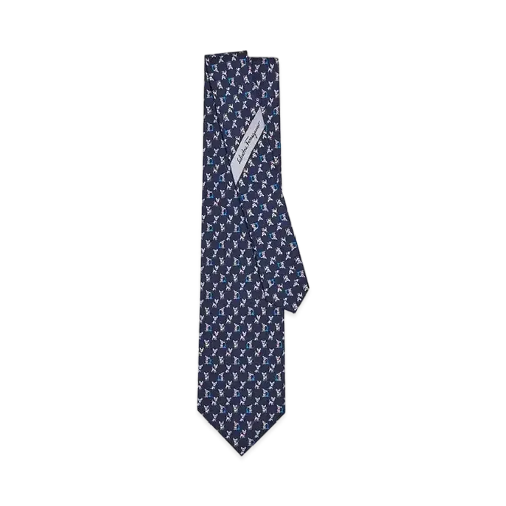 Salvatore Ferragamo Tie "Navy"