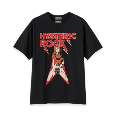 HYSTERIC GLAMOUR x ONE PIECE Nami Flying V T-Shirt "Black"