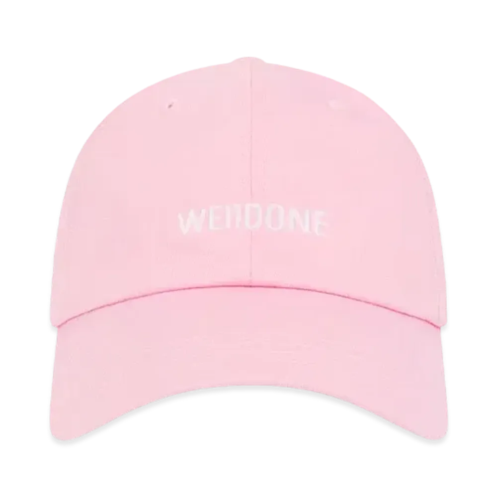 WE11DONE Basic Small Logo Cap "Light Pink"