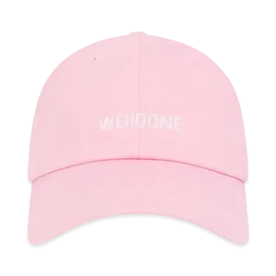 WE11DONE Basic Small Logo Cap "Light Pink"