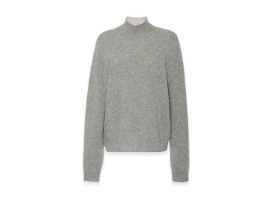 The Row Women's Kensington Cashmere Tops "Medium Heather Grey"