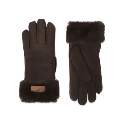 UGG Gloves Cuff Gloves Sheepskin "Burnt Cedar"