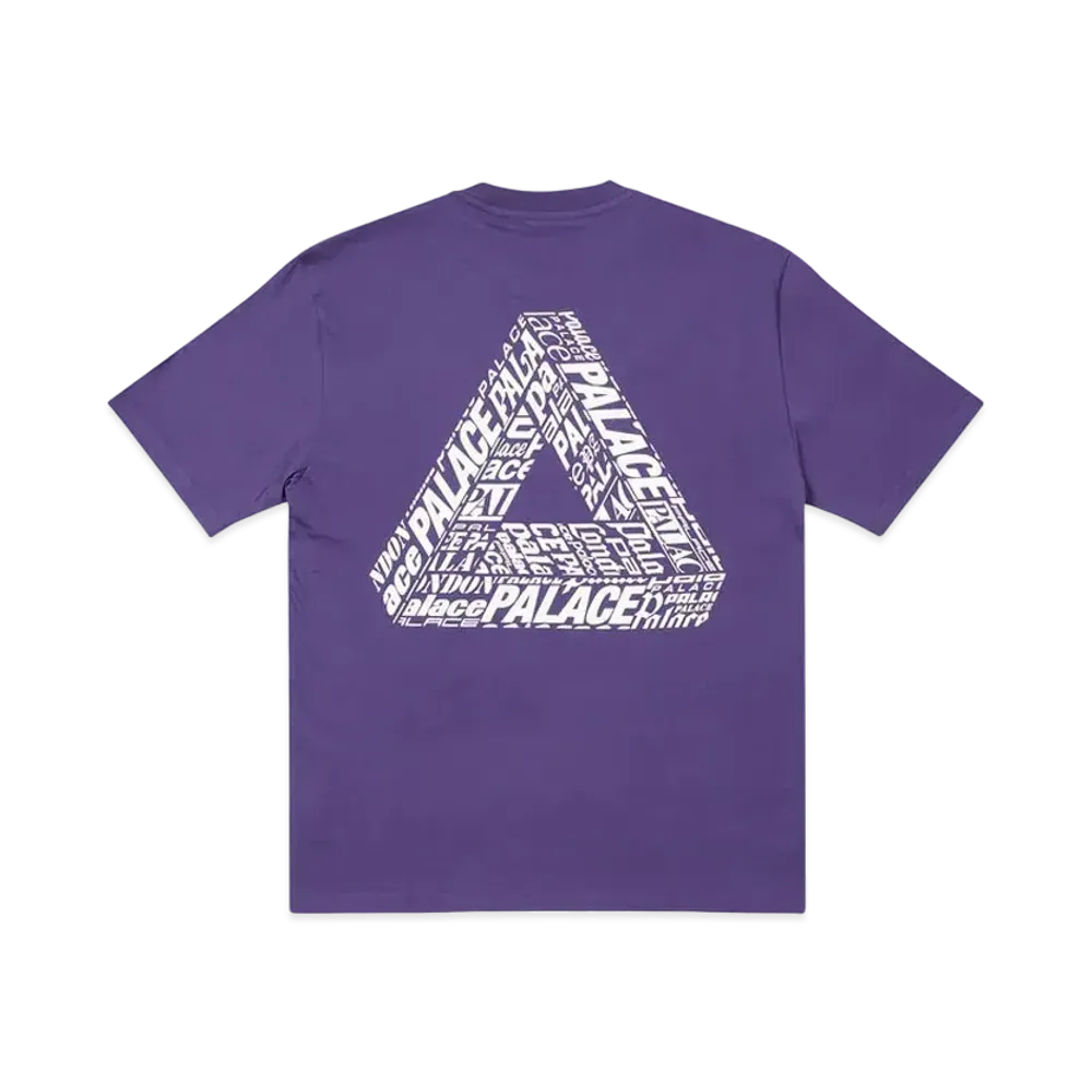 PALACE Tri-Text T-Shirt "Purple"