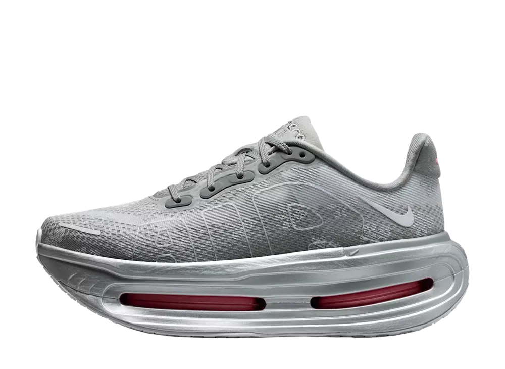 ナイキ ウィメンズ ボメロプレミアム "ガイザーグレー/メタリックシルバー"