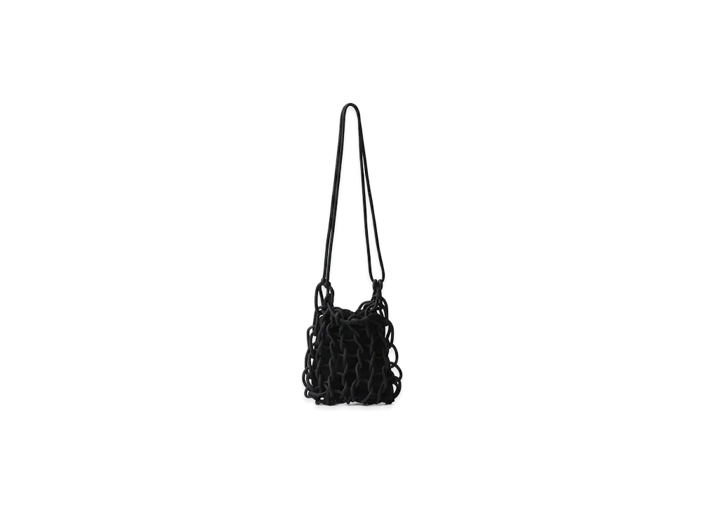 ssstein Para Cord Hand Knit Bag "Black"