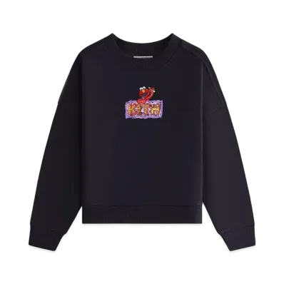Kith x Sesame Street Kids Elmo Nelson Crewneck "Black"
