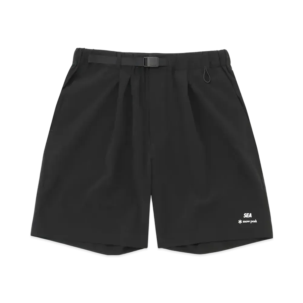 WIND AND SEA x snow peak Breathable Quick Dry Active Shorts "Black"