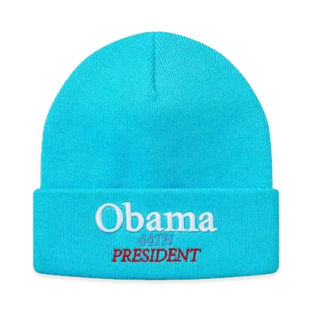 Supreme Obama Beanie "Bright Blue"