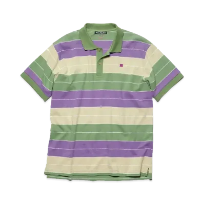 Acne Studios Polo T-Shirt "Purple/Green"