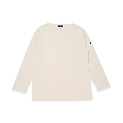 SAINT JAMES Boatneck Long Sleeve T-shirt Guildo "Ecru"