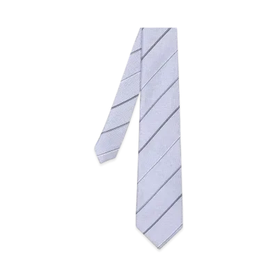 Paul Smith Double Line Regimental Tie "LightBlue"
