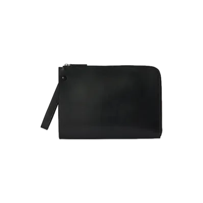 The Row Women's Leather Medium Wristlet Wallet "Black"