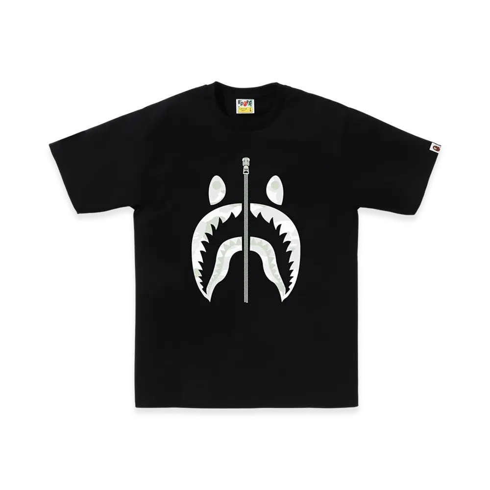 A BATHING APE Shark Tee Junior "Black"