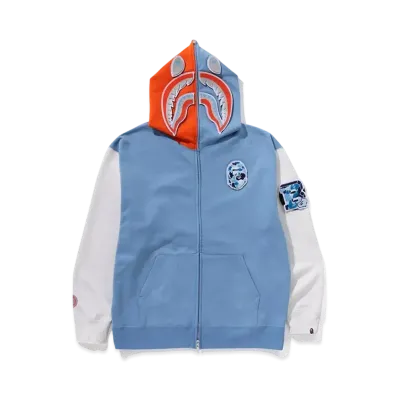 A BATHING APE Shark Full Zip Hoodie INDONESIA "Multi"