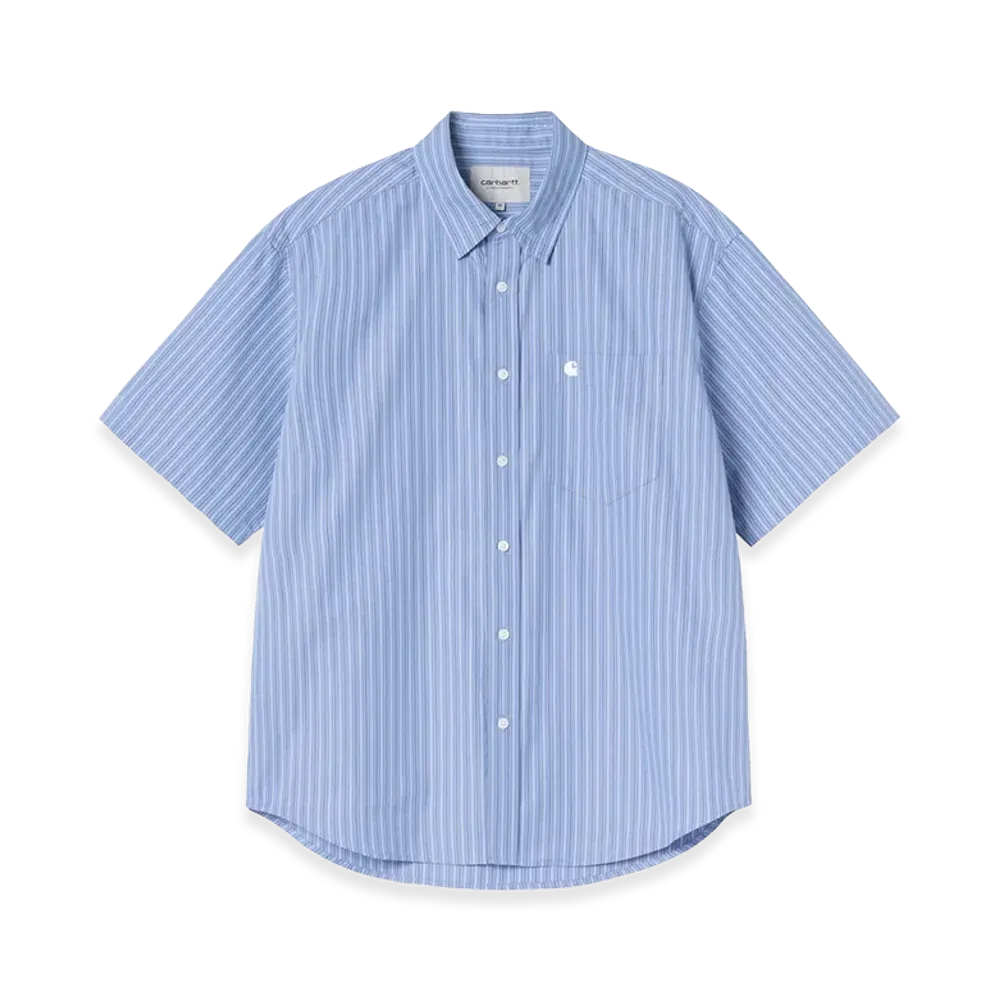 Carhartt WIP S/S Keene Shirt "Keene Stripe/Curacao"