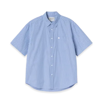 Carhartt WIP S/S Keene Shirt "Keene Stripe/Curacao"