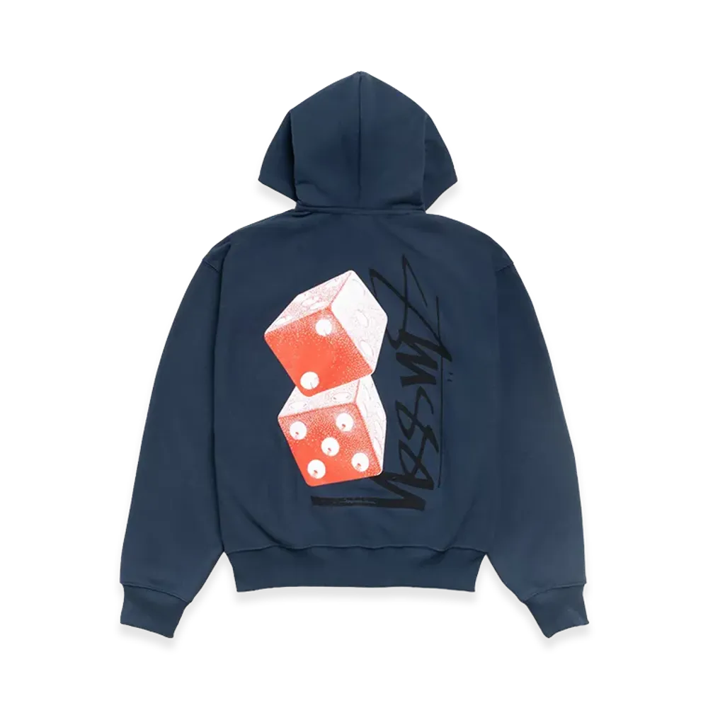 Stussy Tall Dice Zip Hoodie "Navy"