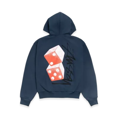 Stussy Tall Dice Zip Hoodie "Navy"