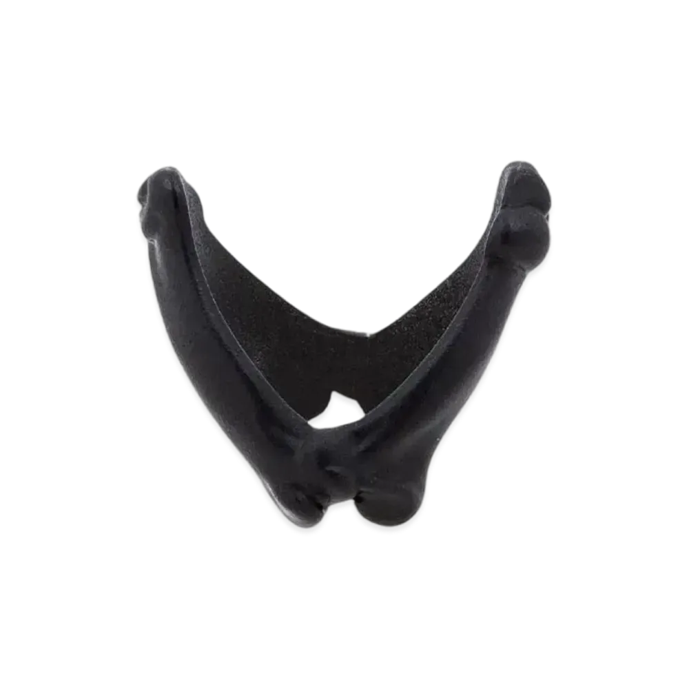 TAKAHIROMIYASHITATheSoloist. bone shaped victory ring. "black"