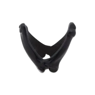 TAKAHIROMIYASHITATheSoloist. bone shaped victory ring. "black"