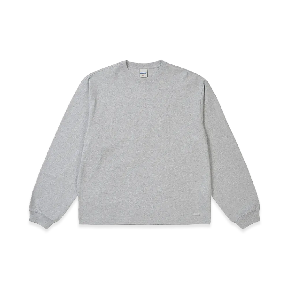 PALACE Unisex Longsleeve "Grey Marl"