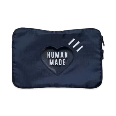 HUMAN MADE TRAVEL CASE MEDIUM "Navy"