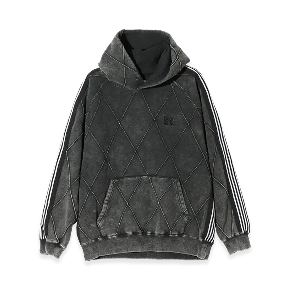 NEEDLES x NOMARHYTHM TEXTILE Track Hoody - Diamond Sweat "Black"
