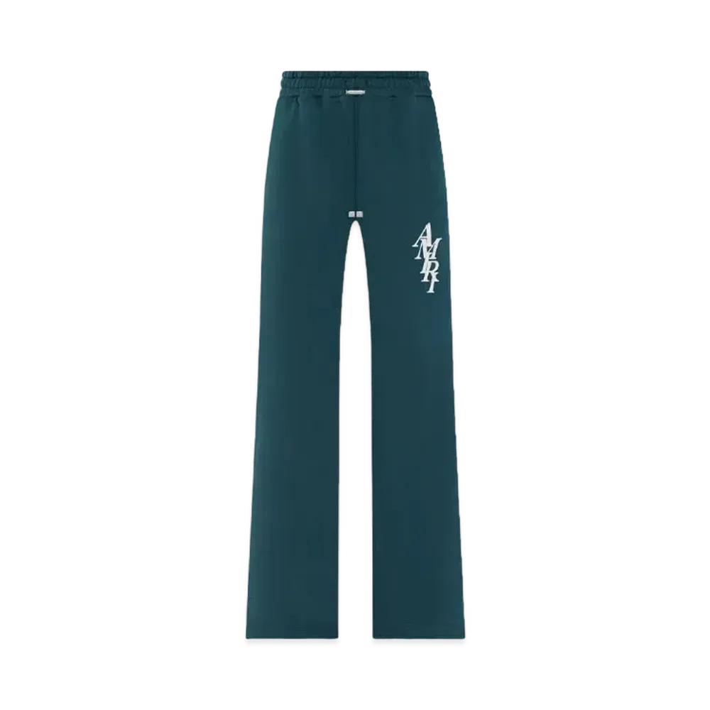 AMIRI Vertical Stack Baggy Sweatpant "Rain Forest"