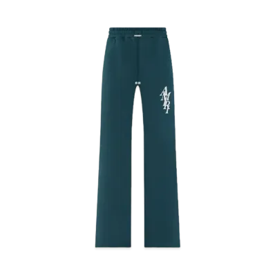 AMIRI Vertical Stack Baggy Sweatpant "Rain Forest"