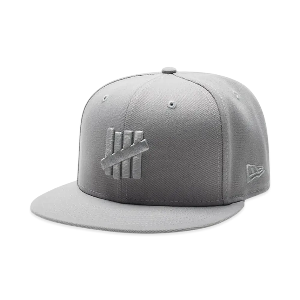 UNDEFEATED x New Era Monochrome Icon Fitted "Gray"
