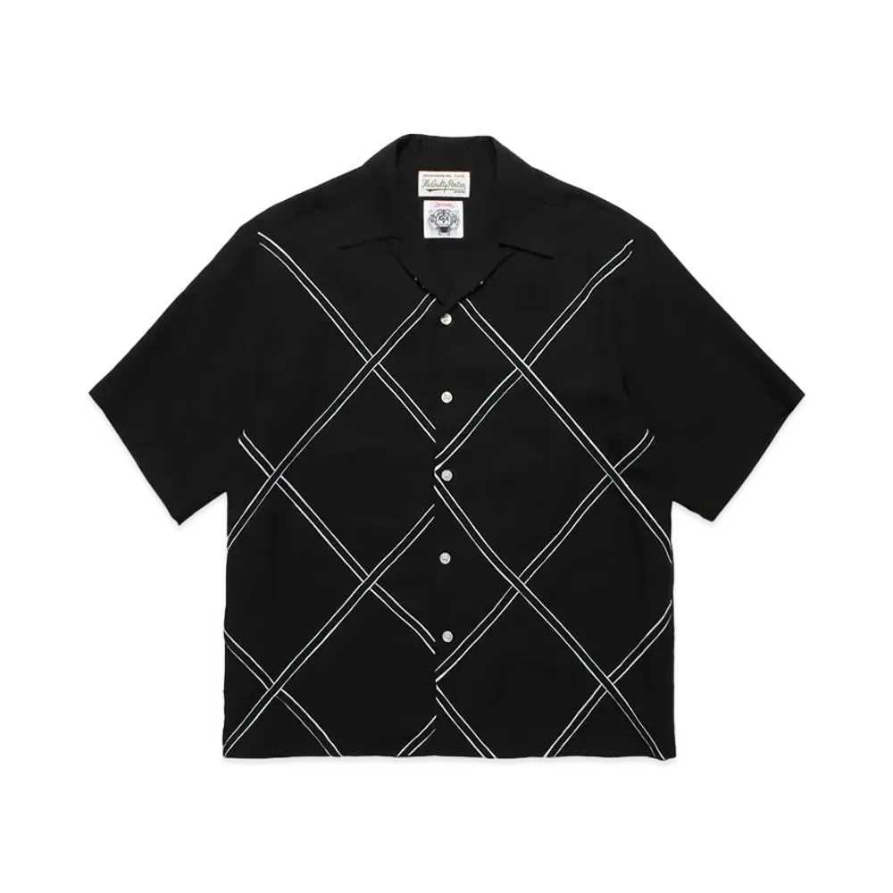 WACKO MARIA x WOLFS HEAD / Hawaiian Shirt "White"