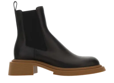 LOEWE Chelsea Ankle Boot Leather "Black"