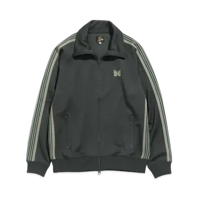 Needles TRACK JACKET - POLY SMOOTH "Dark Green"