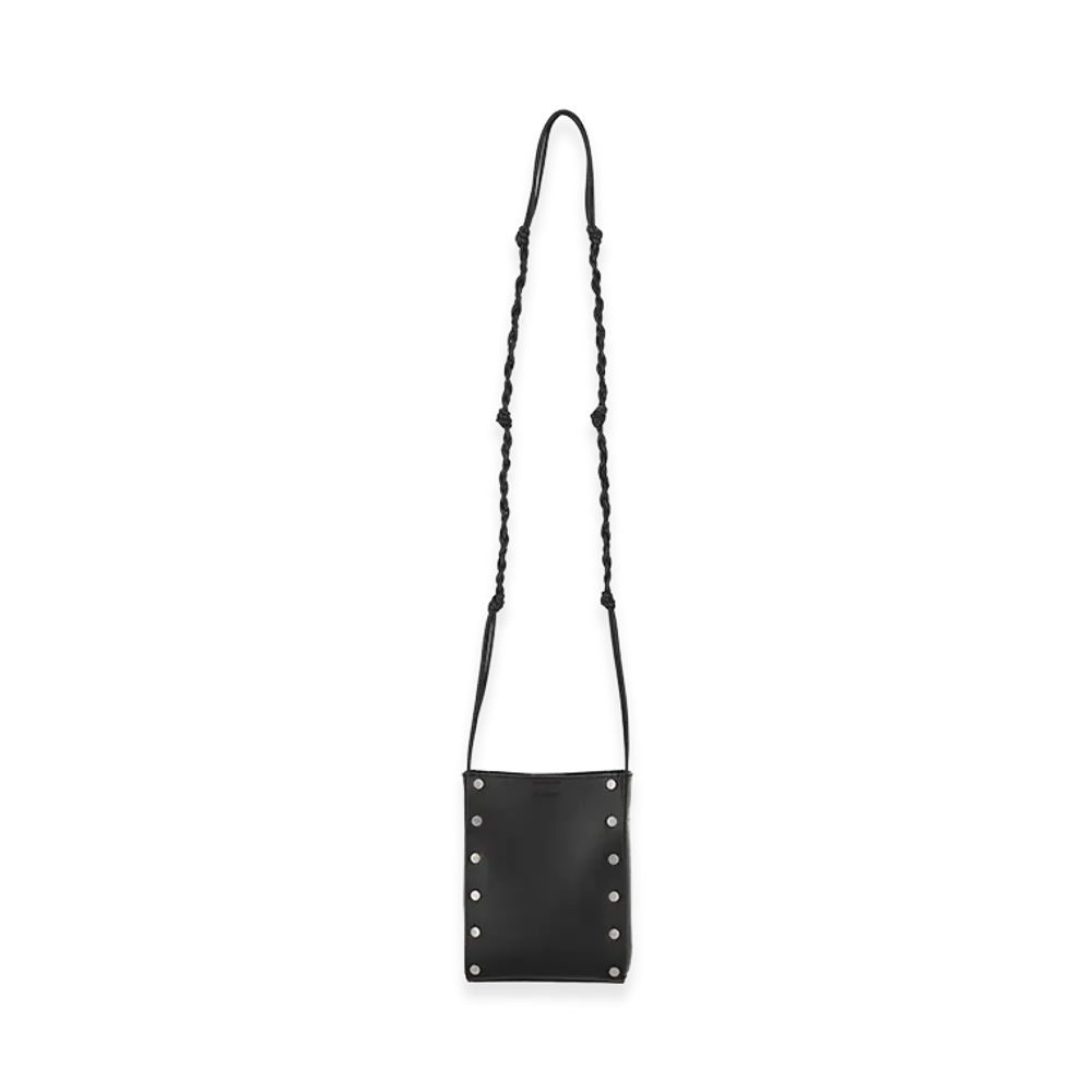 Jil Sander Women's Leather Tangle Crossbody Bag "Black"