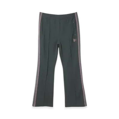 NEEDLES Boot-Cut Track Pant - Poly Smooth "Green"