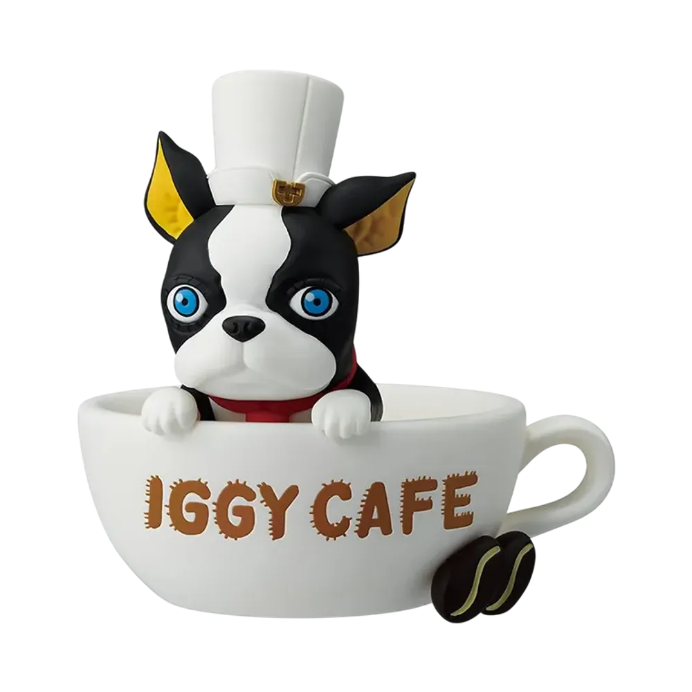 BANDAI "Ichiban Kuji" -JoJo's Bizarre Adventure -THE*JOJO WORLD-- Last One Prize IGGY CAFE Figure Accessory Case