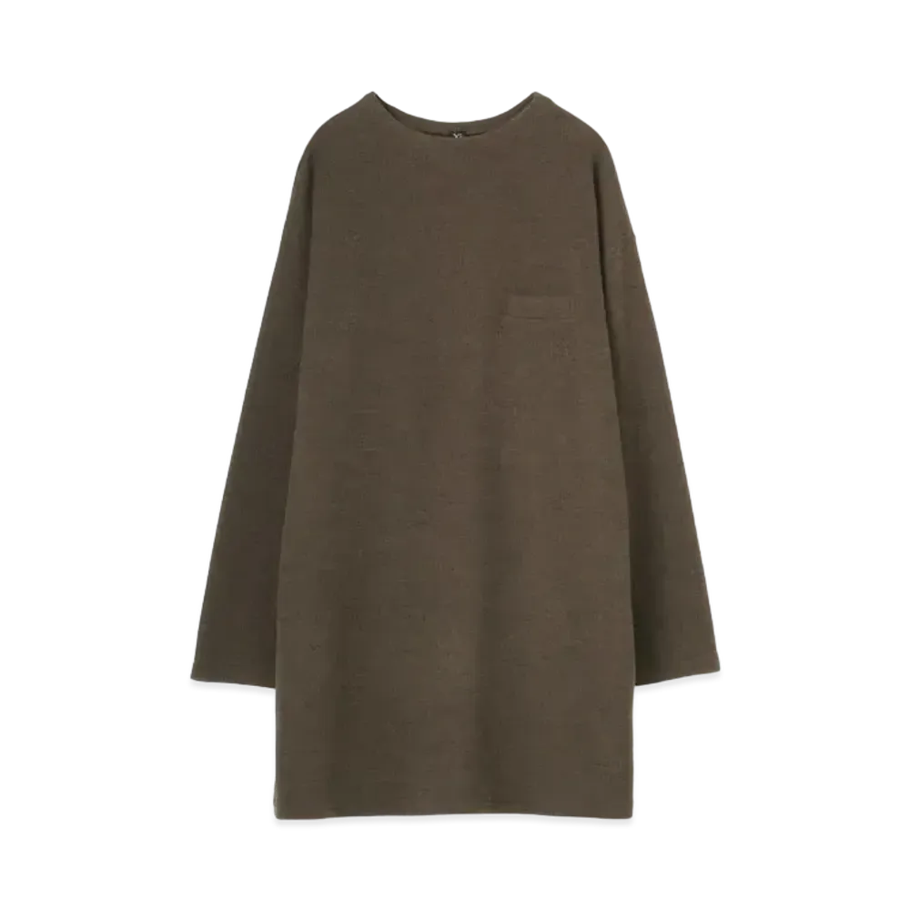 Yohji Yamamoto Y's DOUBLE FACE LONG PULLOVER "Khaki"