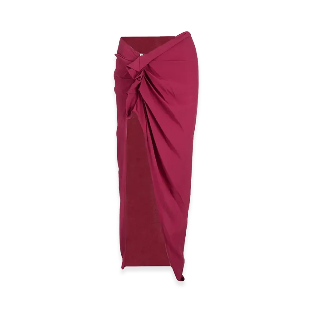 Rick Owens Women's Silk Jersey "Red/Rose"