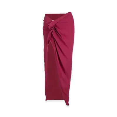 Rick Owens Women's Silk Jersey "Red/Rose"