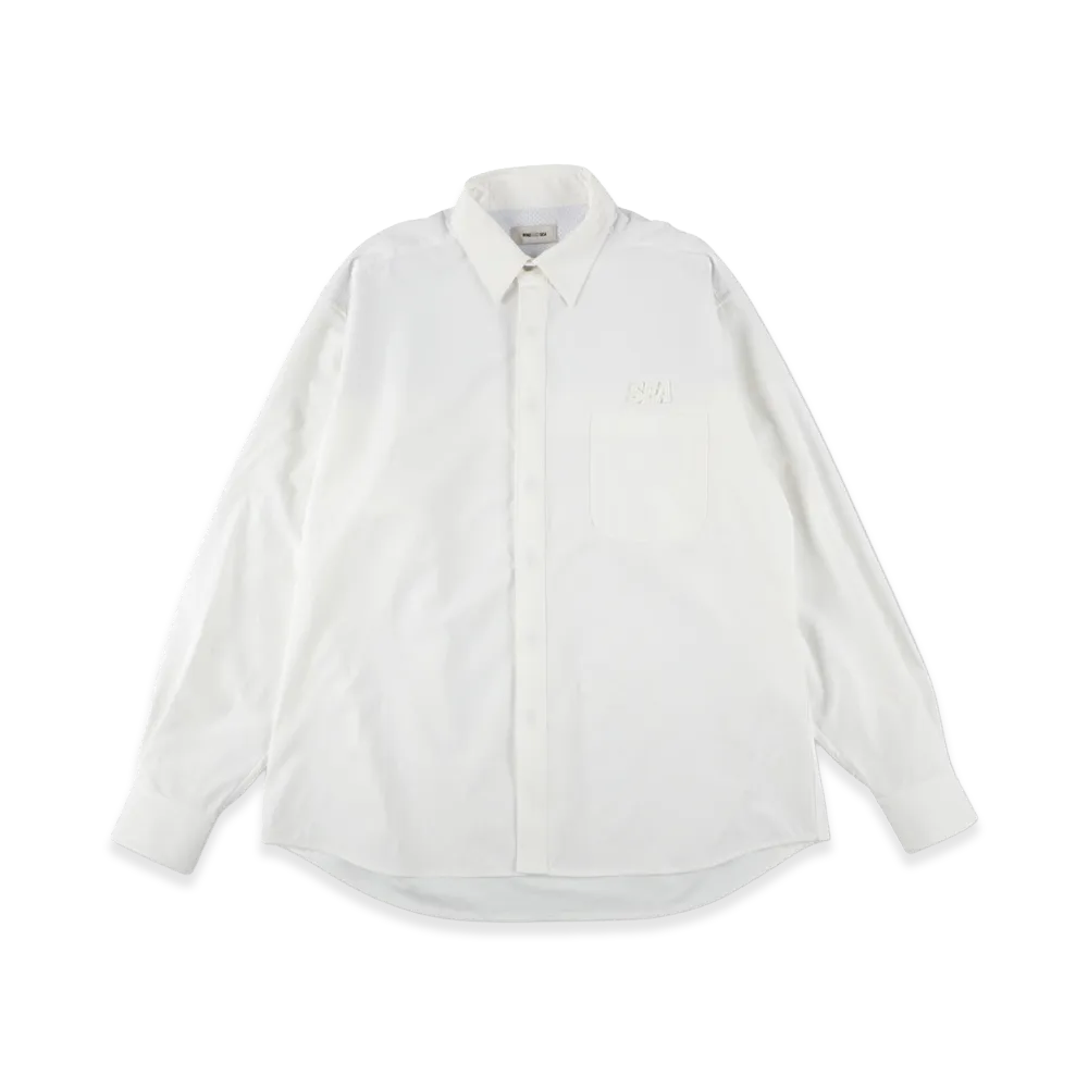 WIND AND SEA Cozy Airflow Shirt "White"