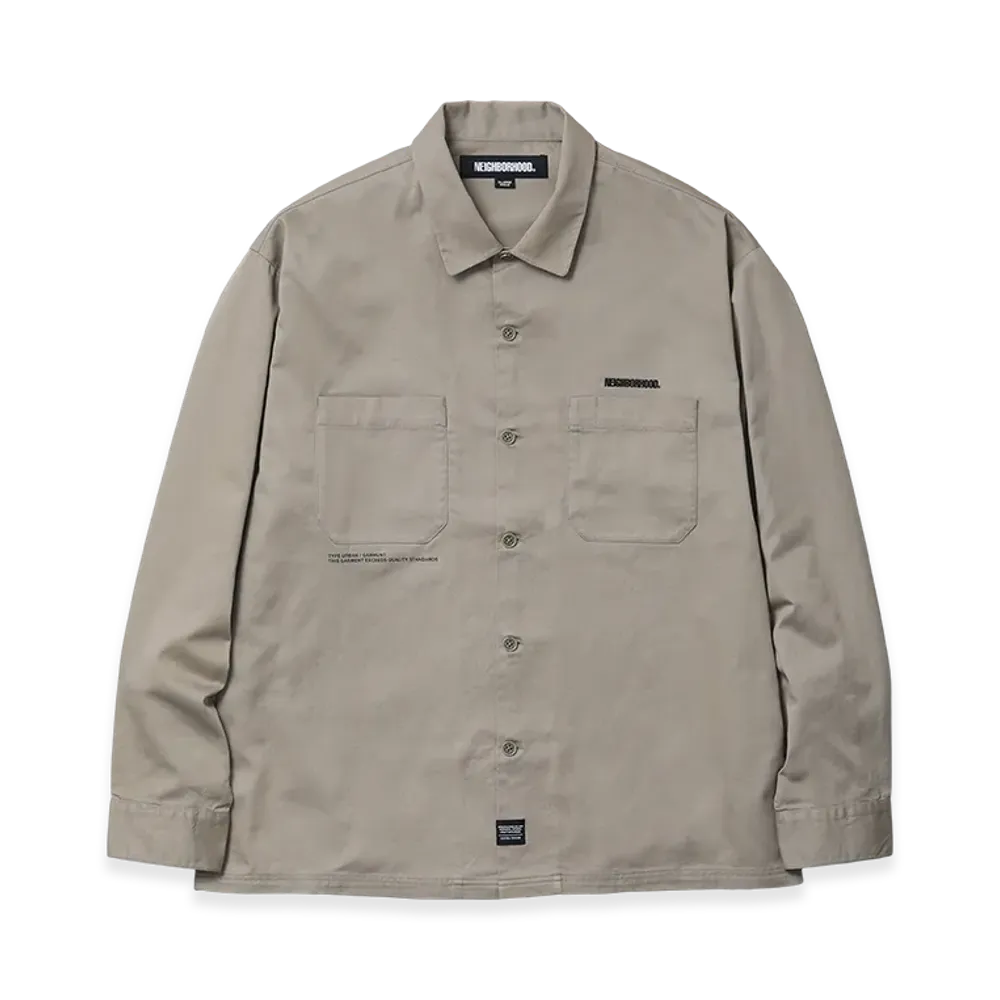 NEIGHBORHOOD Classic Work Shirt LS "Beige"
