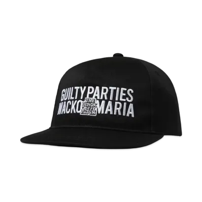 Black Eye Patch WACKO MARIA Snapback Cap "Black"