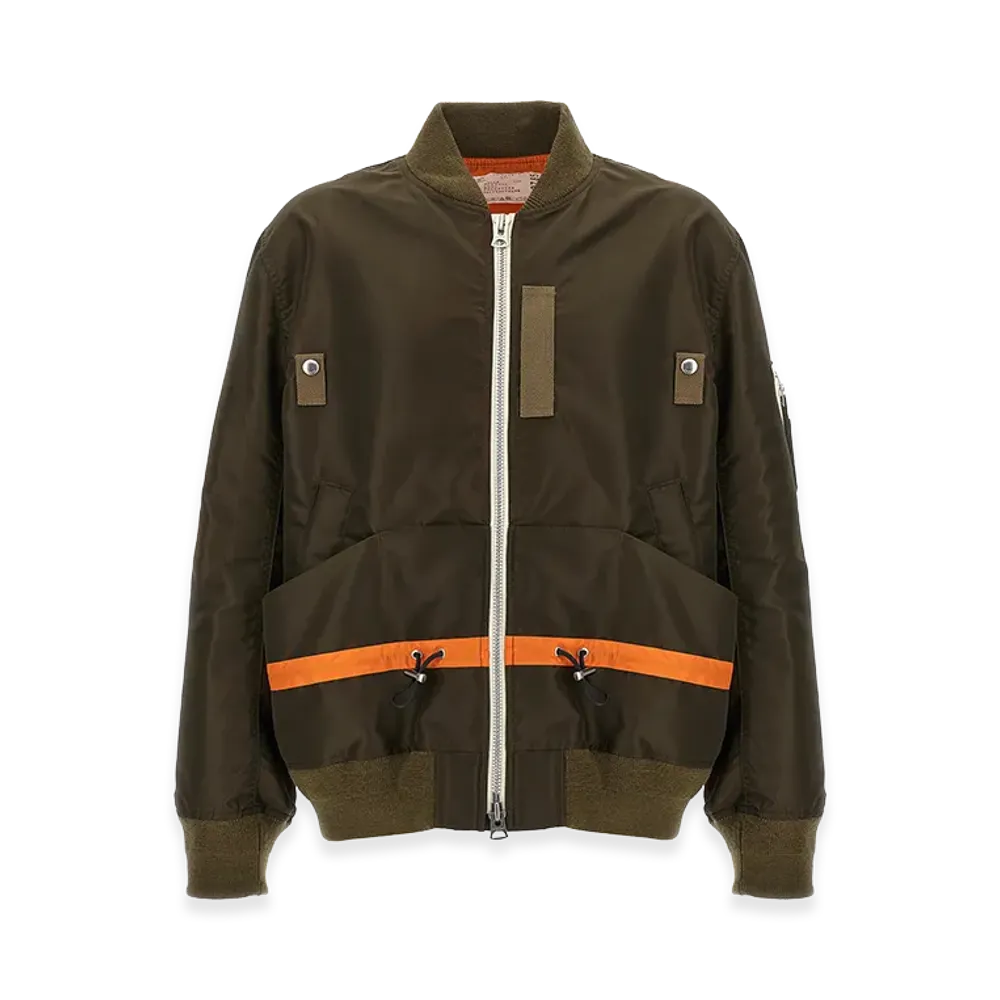 sacai Twill Nylon Blouson "Green"
