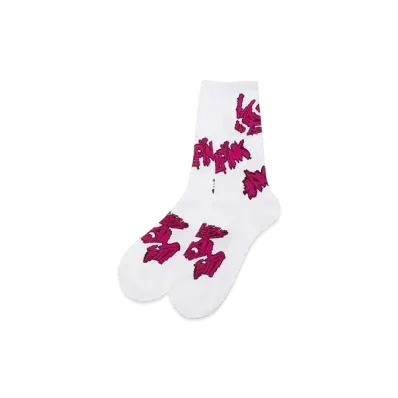 atmos pink x Mezame Collaboration Fr2Ume Socks "White"