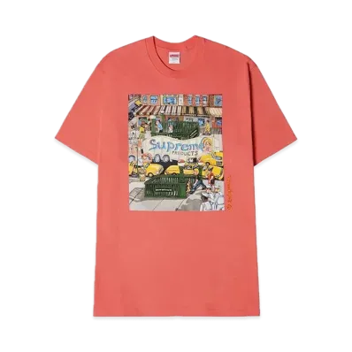 Supreme Manhattan Tee "Bright Coral"