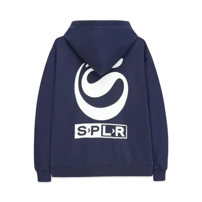 SPLR S Logo Zip Hoodie "Navy"