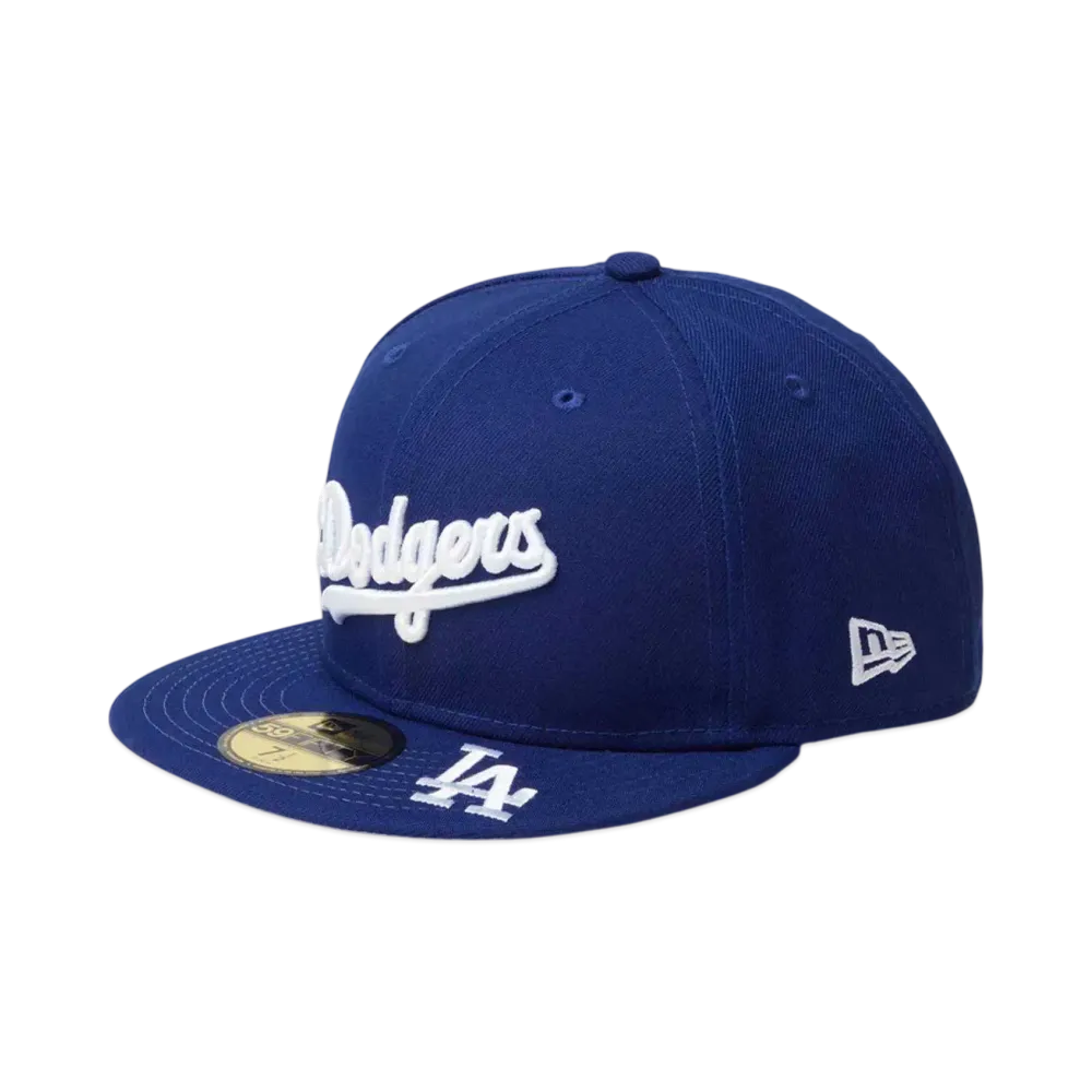 NEW ERA 59Fifty MLB Visor Logo Los Angeles Dodgers "Dark Royal"