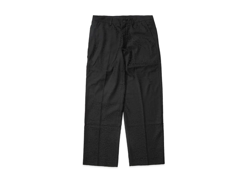 Supreme Leopard Wool Trouser "Black"