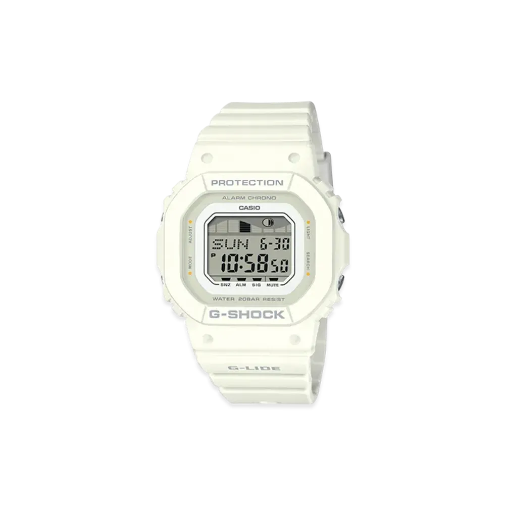 Casio G-Shock G-Lide L Watch With Tide Graph "White"